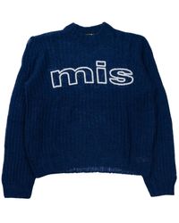 MISBHV - Round-Neck Knitwear - Lyst