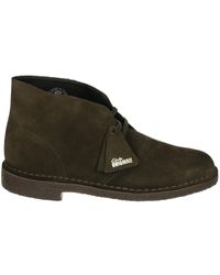 Clarks - Schoenen ,Bruin ,Suède Bruine Suède Desert Boot Schoenen - Lyst