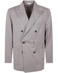 Boglioli - Double-Breasted Wool Blazer - Lyst