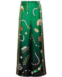 CASABLANCA - Wide Trousers - Lyst