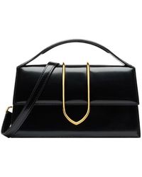Jacquemus - Schwarze Leder Umhängetasche - Lyst