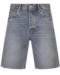 Purple Brand - Blauwe Katoenen Broek Voor Mannen - Lyst