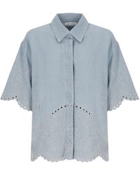 Zimmermann - Overhemden ,Blauw ,Denim Daylight Denim Shirt - Lyst