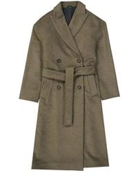 Brunello Cucinelli - Wool and cashmere coat - Lyst