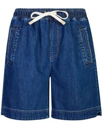 Eleventy - Denim Shorts - Lyst