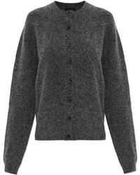 A.P.C. - Truien & Vesten ,Grijs ,Wol Wool Cardigan - Lyst