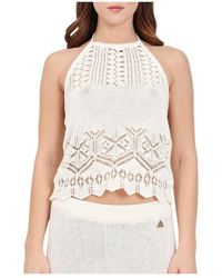 Akep - Sleeveless Tops - Lyst