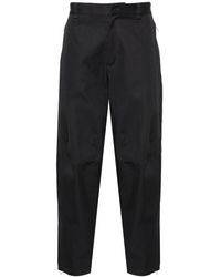 Lanvin - Broeken ,Grijs ,Katoen Casual Grijze Biker Broek - Lyst