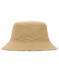 Burberry - Accessoires ,Katoen Omkeerbare Katoenen Baseballpet - Lyst