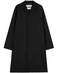 Jil Sander - Jassen ,Zwart ,Wol Wollen Knoopjas - Lyst