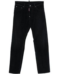 DSquared² - Jeans ,Zwart ,Denim Klassieke Denim Jeans - Lyst