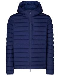 Save The Duck - Jassen ,Blauw ,Polyester Lichtgewicht Puffer Jacket - Lyst