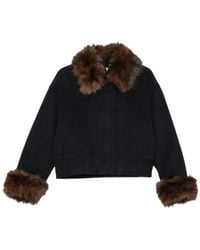 Self-Portrait - Faux Fur & Shearling Jackets - Lyst