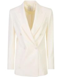 Eleventy - Jassen ,Wol Double-Breasted Jacket - Lyst