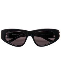 Balenciaga - Stilvolle schwarze acetat-sonnenbrille - Lyst