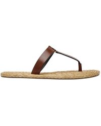 Saint Laurent - Flip Flops - Lyst