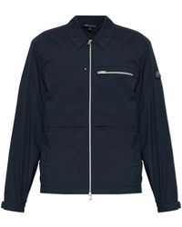 Moose Knuckles - Jassen ,Blauw ,Katoen Top Flight Shirt Jacket - Lyst
