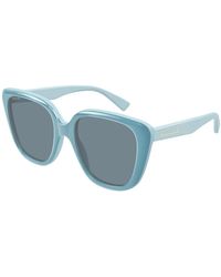 Gucci - Accessoires ,Blauw ,Zonnebril - Lyst