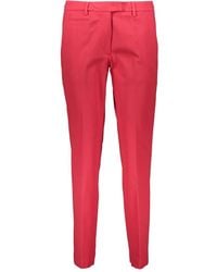 Dondup - Broeken ,Rood ,Klassieke Straight-Leg Broek - Lyst