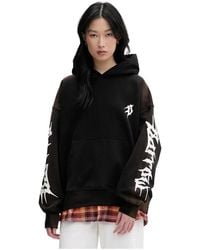Barrow - Hoodies & Sweatvesten ,Zwart ,Katoen Katoenen Hoodie Met Logoprint - Lyst
