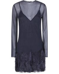 Semicouture - Kleedjes ,Zwart ,Short Kleedjes - Lyst