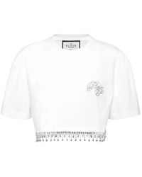 Philipp Plein - Logo Anhänger Detail Crew Neck T-Shirt - Lyst