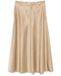 Vince - Midi Skirts - Lyst