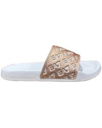 EA7 - Weiße Flip-Flops & Slider Für Frauen - Lyst
