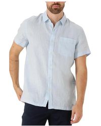 Scotch & Soda - Kurzarm Leinenhemd Für Herren - Lyst