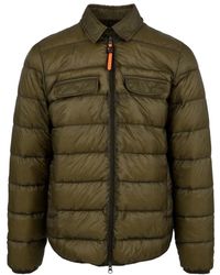 Aspesi - Jassen ,Groen ,Jas Met Ritssluiting Aan De Voorkant - Lyst