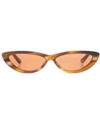 McQueen - Accessoires ,Oranje ,Zonnebril - Lyst