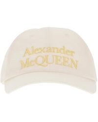 McQueen - Accessoires ,Wit ,Stijlvolle Hoeden Collectie - Lyst