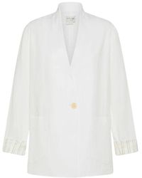 forte_forte - Jassen ,Wit ,Blazers - Lyst