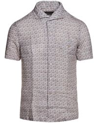 Corneliani - Shirts > short sleeve shirts - Lyst