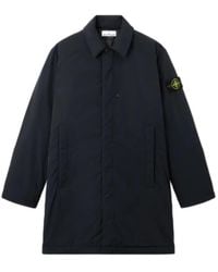 Stone Island - Single-Breasted Coats - Lyst