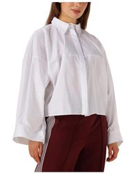 EST'SEVEN - Overhemden ,Wit ,Katoen Annabeth Blouse - Lyst