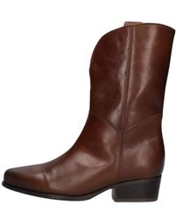 Gabor - Western-Stiefel Aus Leder - Lyst