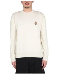 Marcelo Burlon - Truien & Vesten ,Katoen Sunset Cross Knit Basic Crew - Lyst