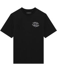 Amiri - Tops ,Zwart ,Katoen T-Shirt - Lyst