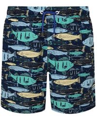 Hackett - Mini Fish Zwemshorts - Lyst