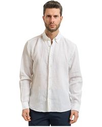 HUGO - Overhemden ,Wit ,Katoen Formal Shirts - Lyst