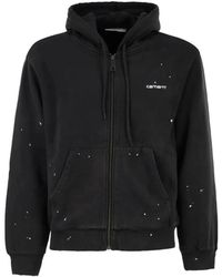 Carhartt - Hoodies & Sweatvesten ,Zwart ,Katoen Hooded Painter Jacket - Lyst