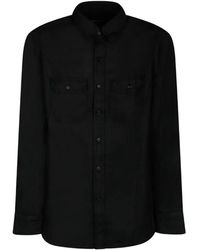 Tom Ford - Camicia nera militare con tasche - Lyst