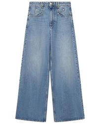 Isabel Marant - Jeans ,Blauw ,Katoen Lemony Broek - Lyst