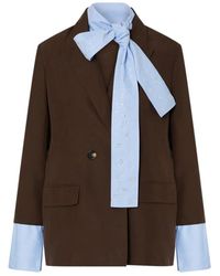 Liu Jo - Blazer Met Strass-Sjaal - Lyst