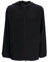 Y-3 - Jassen ,Zwart ,Ripstop Hardloopjack Met Capuchon - Lyst