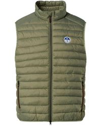 North Sails - Jassen ,Groen ,Polyester Zephyr Ultralight Vest - Lyst