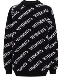 Vetements - Round-Neck Knitwear - Lyst