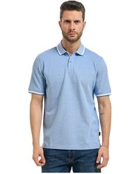 Bugatti - Tops ,Blauw T-Shirts En Polo's - Lyst