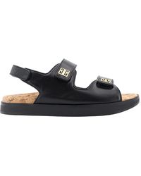 Givenchy - Schwarze Sandalen Mit Verstellbaren Riemen - Lyst